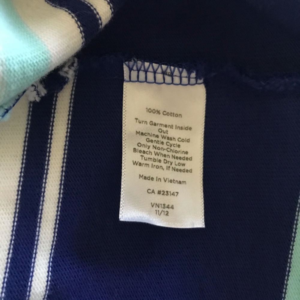 Talbots Blue Striped Dress - Picture 5 of 5